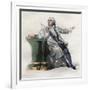 Portrait of Lekain (1729-1778), French actor-French School-Framed Giclee Print