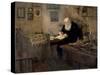 Portrait of Leo Tolstoy, 1909-Alexander Viktorovich Moravov-Stretched Canvas