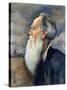 Portrait of Leo Tolstoy (Oil on Canvas)-Leonid Osipovic Pasternak-Stretched Canvas
