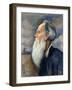 Portrait of Leo Tolstoy (Oil on Canvas)-Leonid Osipovic Pasternak-Framed Giclee Print