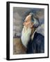 Portrait of Leo Tolstoy (Oil on Canvas)-Leonid Osipovic Pasternak-Framed Giclee Print
