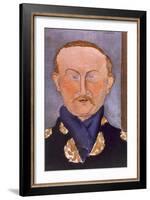 Portrait of Leon Bakst-Amedeo Modigliani-Framed Giclee Print