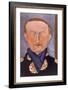 Portrait of Leon Bakst-Amedeo Modigliani-Framed Giclee Print