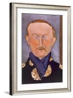 Portrait of Leon Bakst-Amedeo Modigliani-Framed Giclee Print