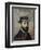 Portrait of Leon Bonnat by Edgar Degas-null-Framed Giclee Print