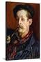 Portrait of Leon Peltier, 1879-Claude Monet-Stretched Canvas