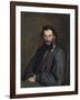 Portrait of Leon Tolstoy-Ivan Nikolaevich Kramskoi-Framed Art Print