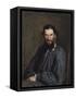 Portrait of Leon Tolstoy-Ivan Nikolaevich Kramskoi-Framed Stretched Canvas