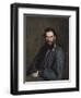 Portrait of Leon Tolstoy-Ivan Nikolaevich Kramskoi-Framed Art Print