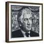 Portrait of Leonard Bernstein, illustration for 'The Sunday Times', 1970s-Barry Fantoni-Framed Giclee Print