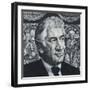 Portrait of Leonard Bernstein, illustration for 'The Sunday Times', 1970s-Barry Fantoni-Framed Giclee Print