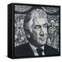 Portrait of Leonard Bernstein, illustration for 'The Sunday Times', 1970s-Barry Fantoni-Framed Stretched Canvas