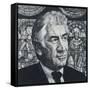 Portrait of Leonard Bernstein, illustration for 'The Sunday Times', 1970s-Barry Fantoni-Framed Stretched Canvas