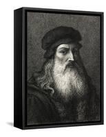 Portrait Of Leonardo Da Vinci-Laguillermie-Framed Stretched Canvas