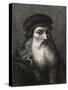 Portrait Of Leonardo Da Vinci-Laguillermie-Stretched Canvas