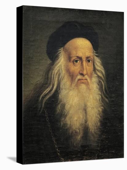 Portrait of Leonardo Da Vinci-Lattanzio Querena-Stretched Canvas