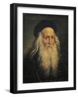 Portrait of Leonardo Da Vinci-Lattanzio Querena-Framed Giclee Print