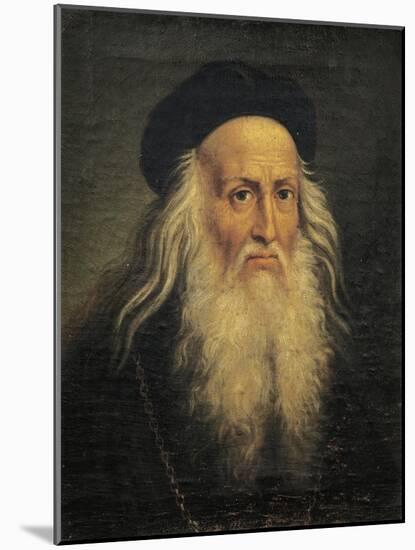 Portrait of Leonardo Da Vinci-Lattanzio Querena-Mounted Giclee Print