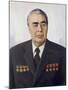 Portrait of Leonid Brezhnev-null-Mounted Giclee Print