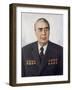 Portrait of Leonid Brezhnev-null-Framed Giclee Print