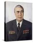 Portrait of Leonid Brezhnev-null-Stretched Canvas