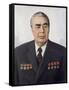 Portrait of Leonid Brezhnev-null-Framed Stretched Canvas