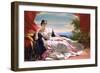 Portrait of Leonilla, Princess of Sayn-Wittgenstein-Sayn-Franz Xaver Winterhalter-Framed Giclee Print