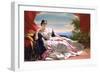 Portrait of Leonilla, Princess of Sayn-Wittgenstein-Sayn-Franz Xaver Winterhalter-Framed Giclee Print