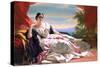 Portrait of Leonilla, Princess of Sayn-Wittgenstein-Sayn-Franz Xaver Winterhalter-Stretched Canvas