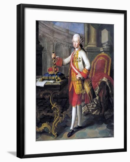 Portrait of Leopold II, Holy Roman Emperor, Painting-null-Framed Giclee Print