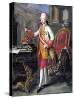Portrait of Leopold II, Holy Roman Emperor, Painting-null-Stretched Canvas