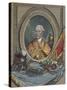 Portrait of Leopold II, Holy Roman Emperor-null-Stretched Canvas