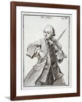 Portrait of Leopold Mozart-null-Framed Giclee Print