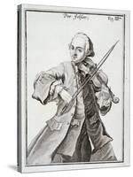 Portrait of Leopold Mozart-null-Stretched Canvas