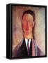 Portrait of Léopold Survage (1879-196), 1918-Amedeo Modigliani-Framed Stretched Canvas