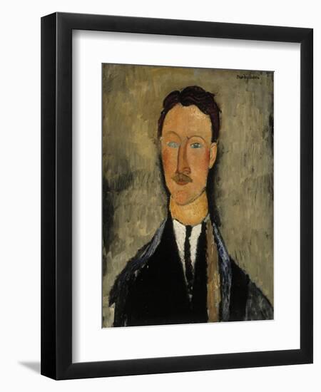 Portrait of Léopold Survage (1879-196)-Amedeo Modigliani-Framed Giclee Print