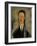 Portrait of Léopold Survage (1879-196)-Amedeo Modigliani-Framed Giclee Print