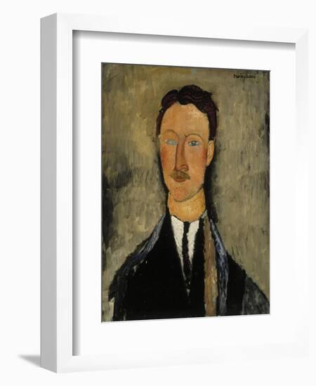 Portrait of Léopold Survage (1879-196)-Amedeo Modigliani-Framed Giclee Print