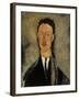 Portrait of Léopold Survage (1879-196)-Amedeo Modigliani-Framed Giclee Print