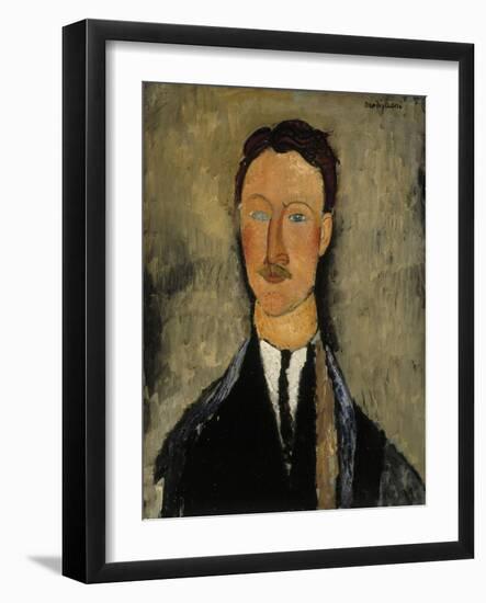 Portrait of Léopold Survage (1879-196)-Amedeo Modigliani-Framed Giclee Print