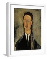 Portrait of Léopold Survage (1879-196)-Amedeo Modigliani-Framed Giclee Print