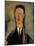 Portrait of Léopold Survage (1879-196)-Amedeo Modigliani-Mounted Giclee Print