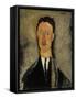 Portrait of Léopold Survage (1879-196)-Amedeo Modigliani-Framed Stretched Canvas