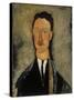 Portrait of Léopold Survage (1879-196)-Amedeo Modigliani-Stretched Canvas