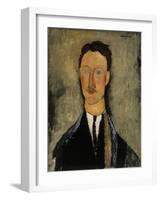 Portrait of Léopold Survage (1879-196)-Amedeo Modigliani-Framed Giclee Print