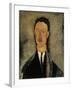 Portrait of Léopold Survage (1879-196)-Amedeo Modigliani-Framed Giclee Print