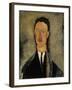 Portrait of Léopold Survage (1879-196)-Amedeo Modigliani-Framed Giclee Print