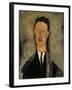 Portrait of Léopold Survage (1879-196)-Amedeo Modigliani-Framed Giclee Print