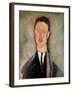 Portrait of Leopold Survage-Amedeo Modigliani-Framed Giclee Print