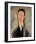 Portrait of Leopold Survage-Amedeo Modigliani-Framed Giclee Print